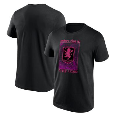 Aston Villa Future Digital Graphic T-Shirt – Schwarz – Herren Image