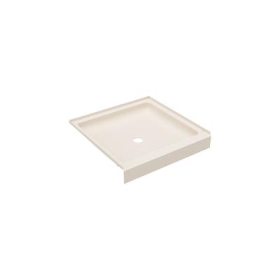 Swan SS-3232 32 x 32 Swanstone Alcove Shower Pan with Center Drain in Tahiti White SF03232MD.011