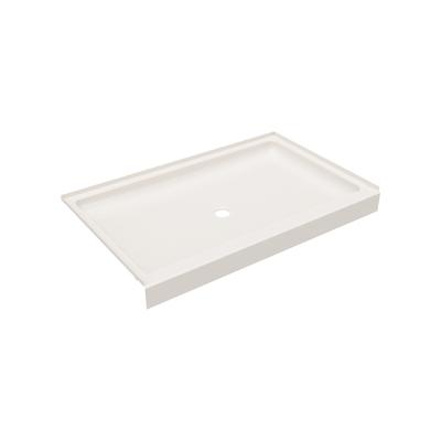 Swan SS-3454 34 x 54 Swanstone Alcove Shower Pan with Center Drain in Bisque SF03454MD.018