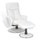 Fauteuil de relaxation manuel design en cuir