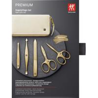 ZWILLING Beauty Nagelpflege Set Leder beige, gold 5-teilig 1 Stk. Nagelpflegeset