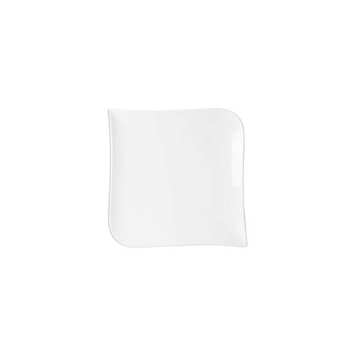 Dessertteller Melody 20,4 cm x6 - Weiß Carré Porzellan Table Passion 20.4x20.4 cm