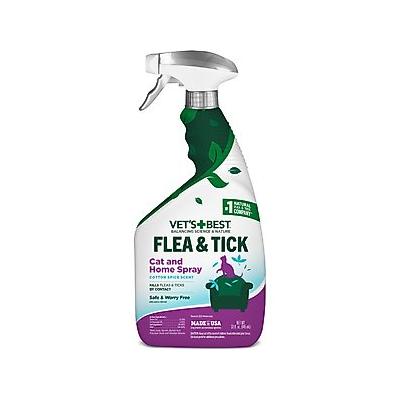 Vet's Best Flea & Tick Cat & Home Cotton Spice Scent Spray for Cats, 32-fl oz bottle