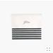 J. Crew Bags | J.Crew Striped Makeup Pouch Item J0291 | Color: Black/White | Size: 8” X 7”