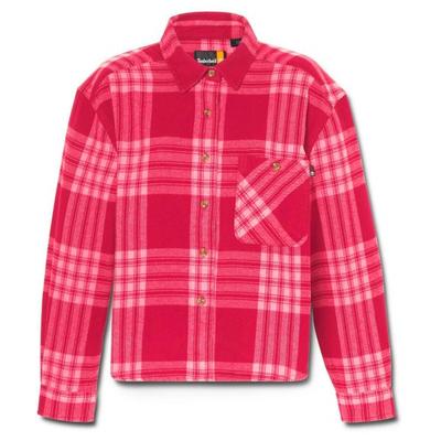 Timberland - Women's Midweight Flannel Pocket Shirt - Hemd Gr S rosa Image