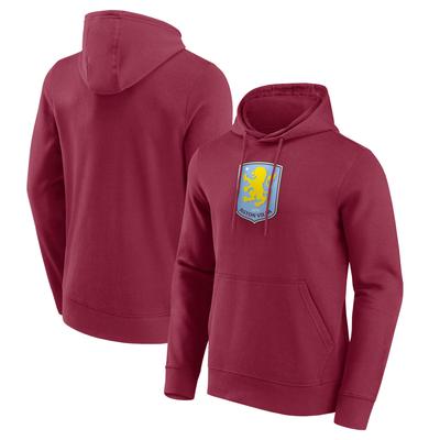Aston Villa Primary Logo Graphic Hoodie – Weinrot – Herren Image