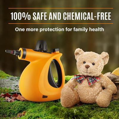 TEMU Chemical Free Handheld Cleaner With 11 Tools For Home And Car Cleaning