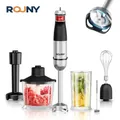 Frullatore elettrico a immersione Frullatore manuale multiuso 6 in 1, lame in acciaio inossidabile, casa e cucina, MAX 1500 W