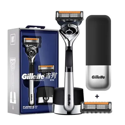 Gillette Fusion 5 ProGlide Razor Premium Edition Flex Ball Tech 5 Layers Ultra Thin Blades Shaving