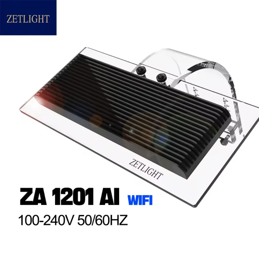 Zetlight Led Acquario WIFI LED ZA 1201AI Lampada di corallo di barriera corallina di acqua salata a spettro completo attraverso la luce di controllo APP Per SPS LPS