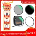 K&F Concept Set di filtri magnetici ND1000 MC UV CPL Filtri ultra sottili Filtri per obiettivi