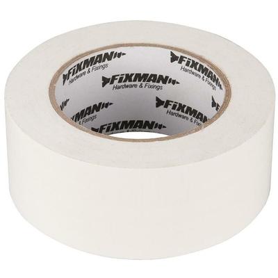 Fixman - Extra starkes Gewebeklebeband 50 mm x 50 m weiß Image