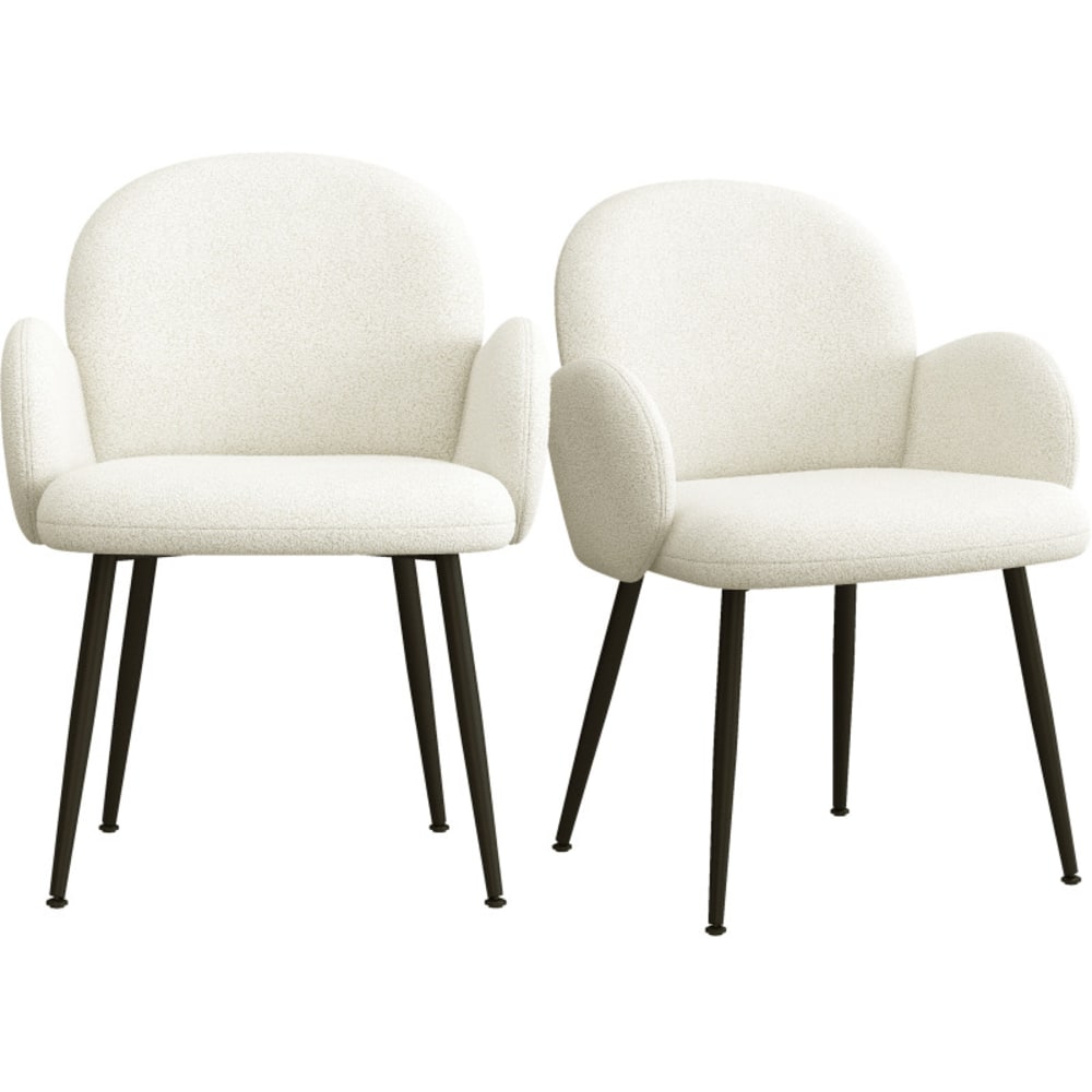 Set di 2 sedie Cozy ecrù