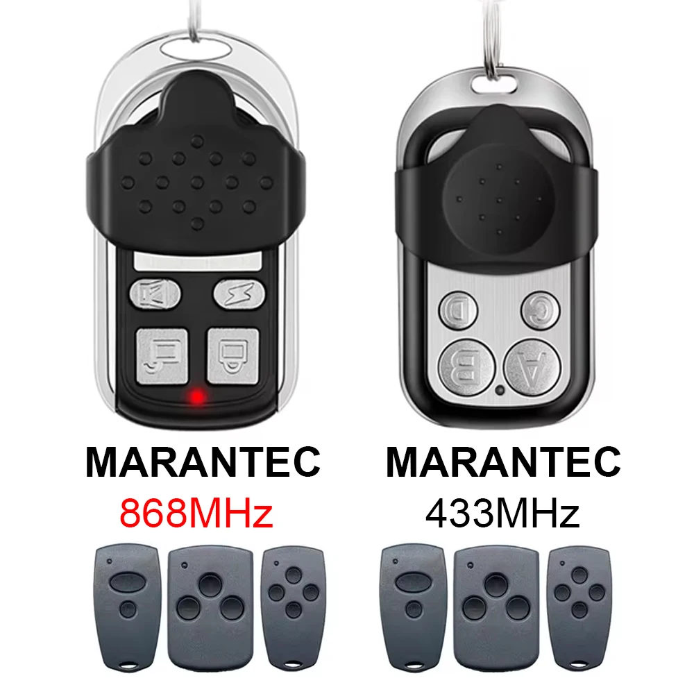 MARANTEC 433,92 MHz / 868 MHz Garagentor-Fernbedienung Klon Digital 302 304 313 433 Befehl D302 D313 D304 D382 D384 868 Öffner Image
