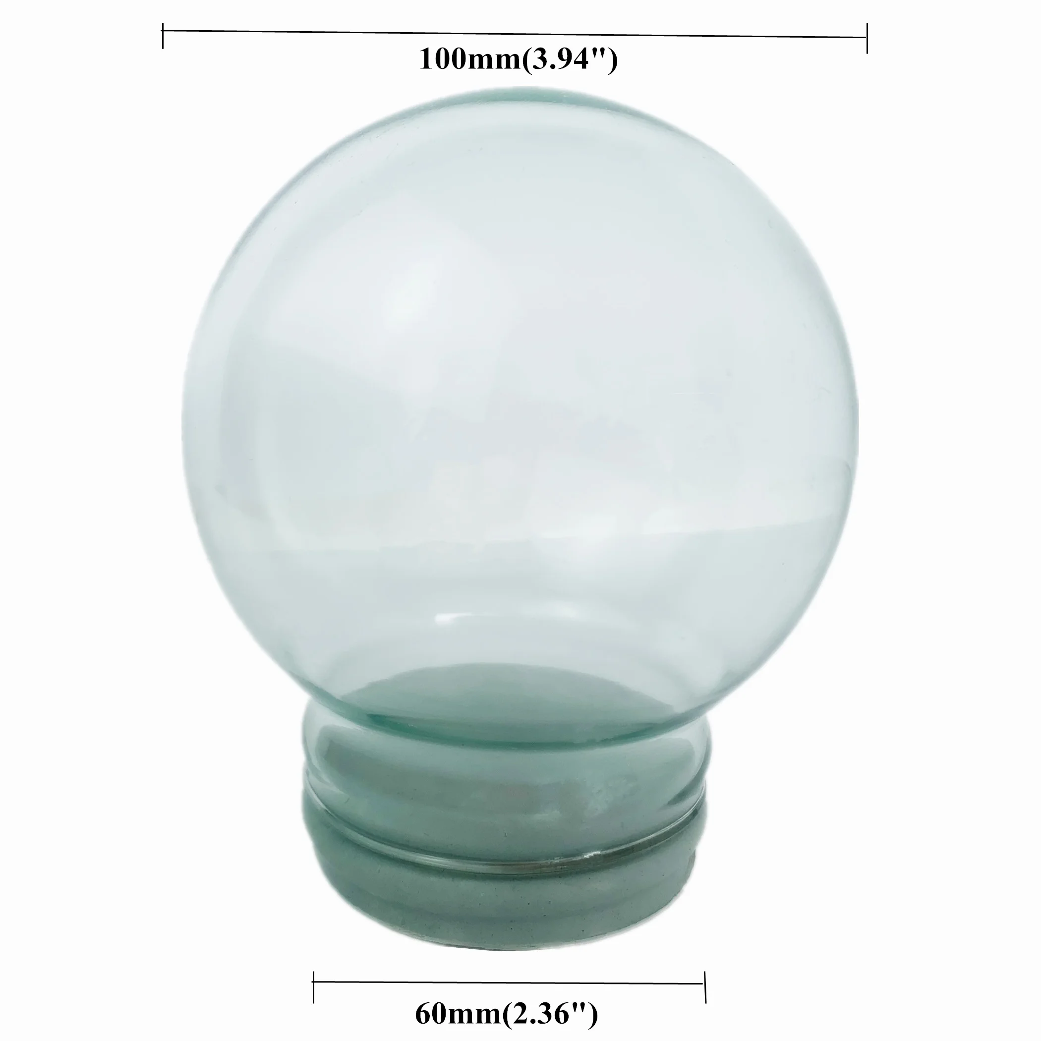 Boule d'Eau et de Neige de 100mm, Accessoire de Bricolage, Décoration de Noël, Dôme d'Affichage d'Ornement