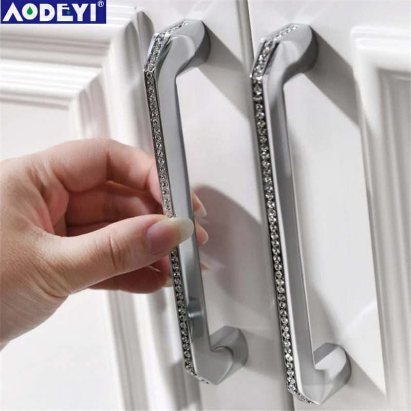 24 karat Gold Oder Chrom Tschechische Kristall Schublade Schrank Knöpfe Schrank Türgriff Möbel Knöpfe Pull Griffe 2 Größe Nie verblassen