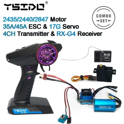 Bürstenloser Combo-Upgrade-Kit Motor Esc-Empfänger RC-Servo-Set für MJX Hyper Go HBX REMO Hobby WLtoy 1/12 1/14 1/16 1/18 Auto