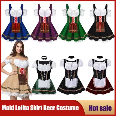Männliche Frau Bayerisches Oktoberfest Kostüm Traditionelles deutsches Bier Outfit Cosplay Halloween Image