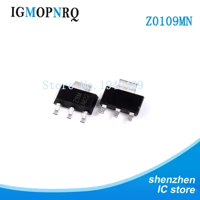10pcs z0109mn5aa4 sot-223 z0109mn z0109 smd z9m empfindliches Tor Triac neu Image