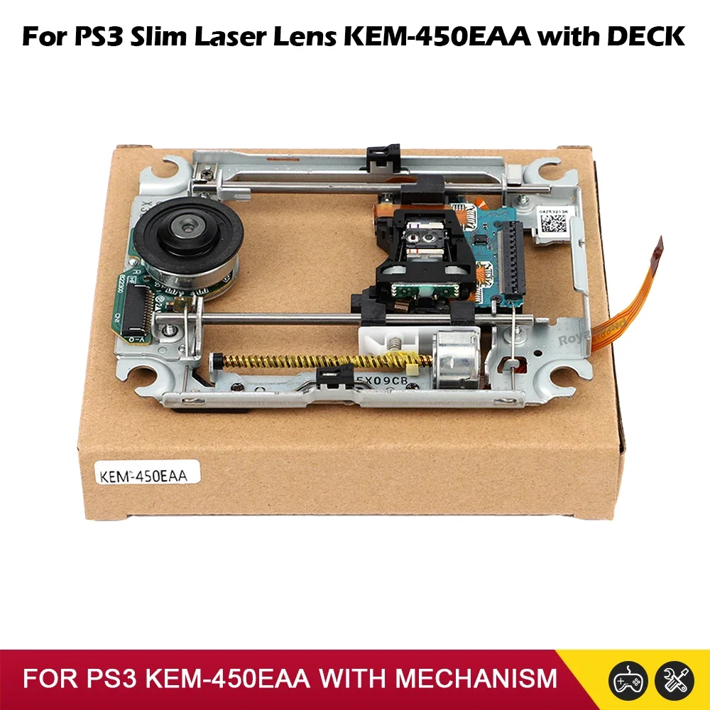 Ersatz KEM-450EAA KEM 450EAA für PS3 Slim KEM-450EAA Laserlinse mit Deck für Playstation3 PS3 Slim 160 GB 320 GB Konsole