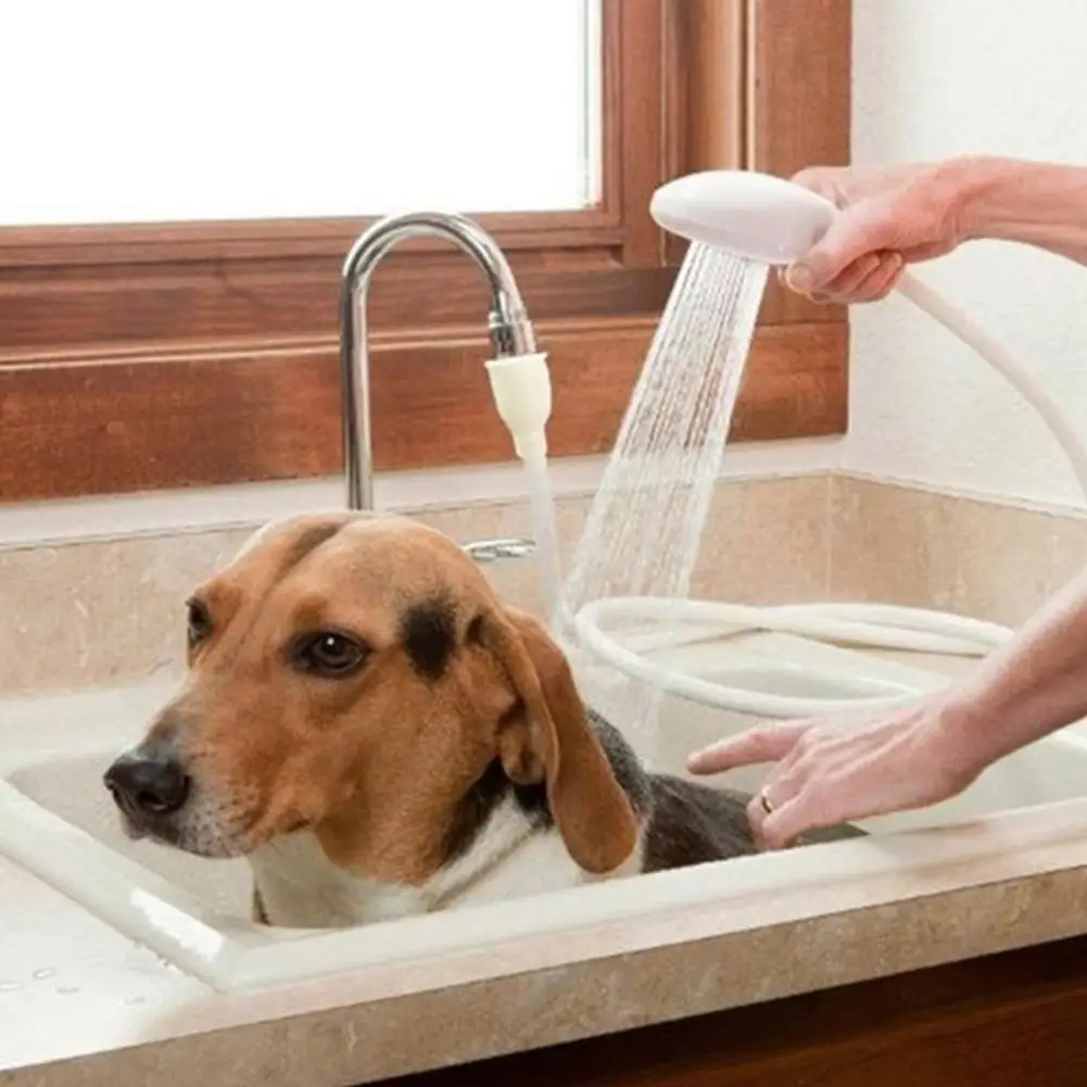 Haustier Bad Dusche Hund Katze multifunktion ale Dusche einfach Baden Garten Sprayer Haustier Reinigung Pflege Werkzeuge Image