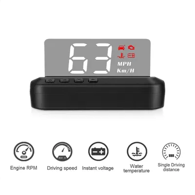 Head-up-Display Auto Hud C100-HUD obd2 ii euobd Über drehzahl warnsystem Projektor Windschutz Image