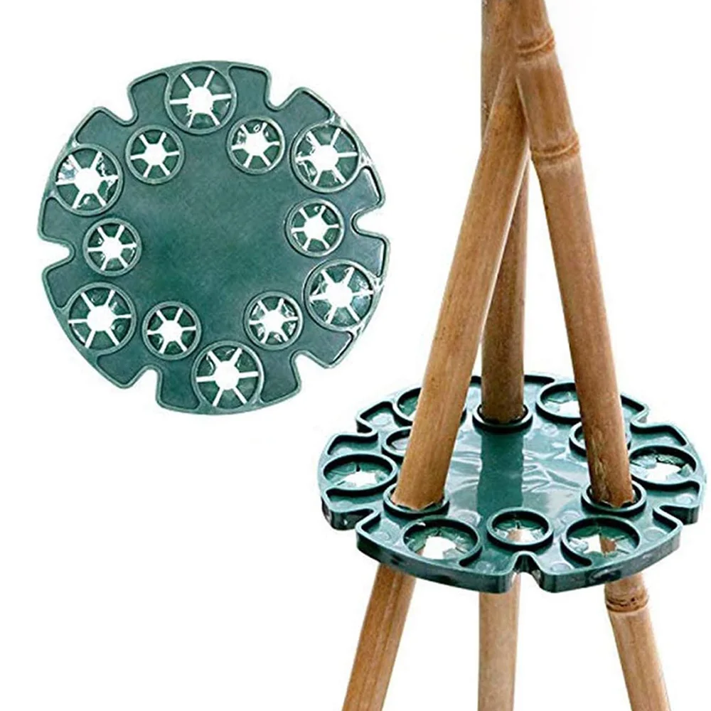 Garten pflanzens tütz schutzsc halen Bambus rohr halter Balkon pflanzen unterstützen Rack verbinder Garten pfahl zum Klettern