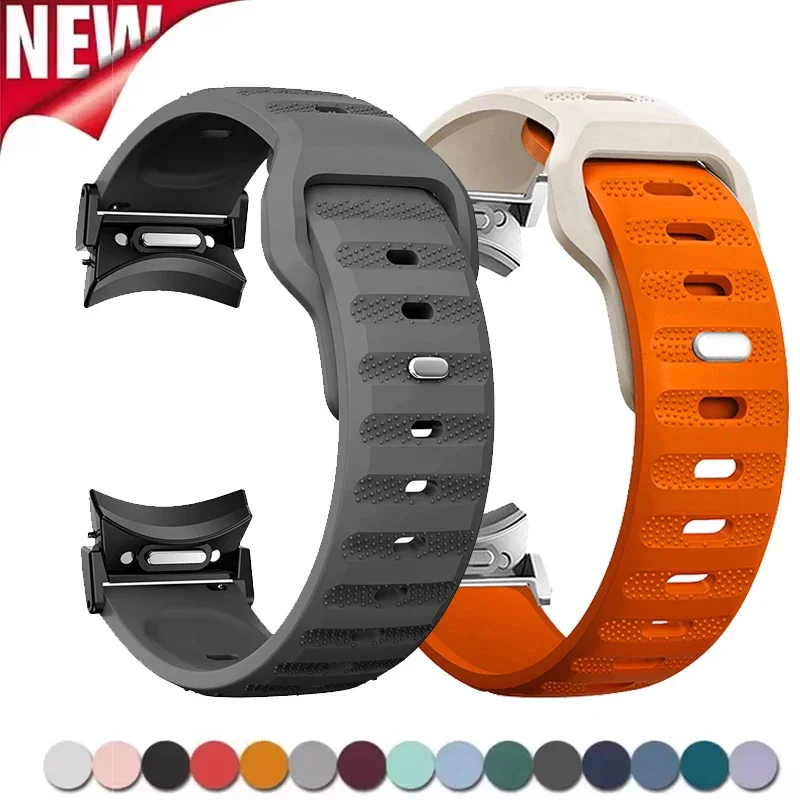 Silikonarmband für Samsung Galaxy Watch 6/5/4 40 mm 44 mm Armband 20 mm Sportarmband Correa für Galaxy 6 Classic 47 mm 43 mm 5pro Image