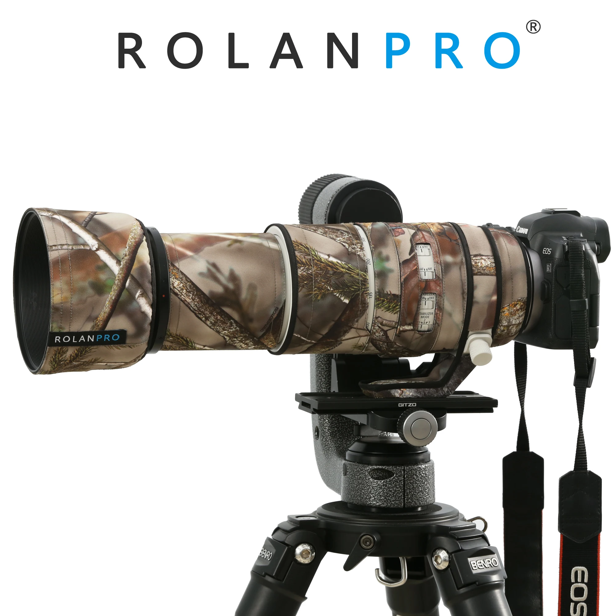 ROLANPRO Regenschutz für Canon RF 100–500 mm F/4,5–7,1 L IS USM Teleobjektiv, wasserdichte Schutzhülle, Linsenmantel, Regenmantel Image