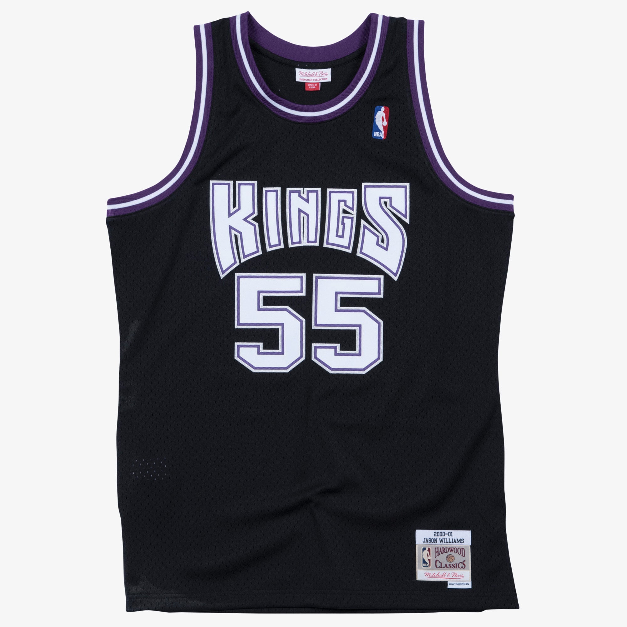 Maillot Swingman Extérieur Sacramento Kings 2000-01 Mitchell & Ness – Noir – Jason Williams - Homme Taille: 2XL