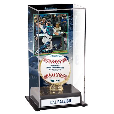 Cal Raleigh Seattle Mariners Sublimierte Vitrine mit Bild Image
