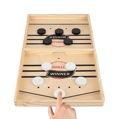 Wooden Billiard Board Game Foosball Winner Games Table Hockey Game Catapult Chess Parent-child