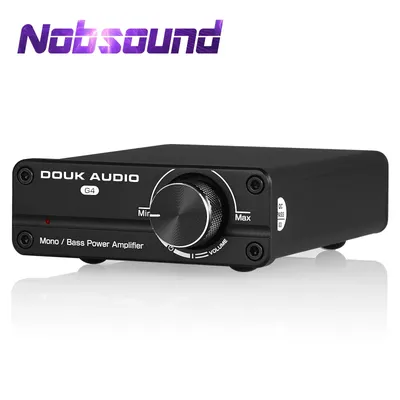 Nobsound Mini Subwoofer/Full-Frequency Mono Channel TPA3116 Digital Power Amplifier HiFi Integrated