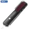 NOVUS Wireless Hair Straightener Brush Electric Hot Comb with Negative Ion 3 Temp Fast Heating