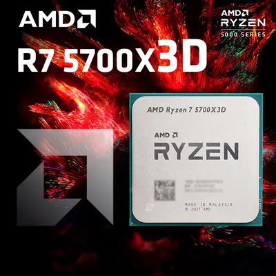 New AMD Ryzen 7 5700X3D CPU Gaming Processor 8-Core 16-Thread 4.1GHz 7NM 100MB Game Socket AM4 CPU