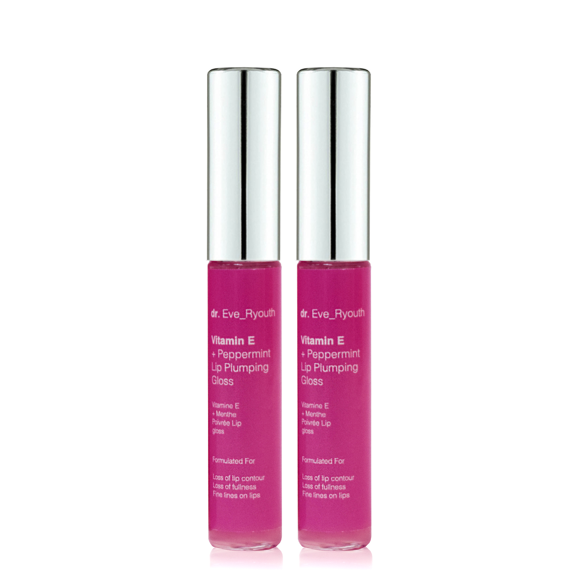 2 x Vitamin E und Pfefferminze Lip Plumps 8ml Image
