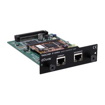 TASCAM IF-DA64 64-Channel Dante Interface Card for DA-6400 64-Channel Recorder IF-DA64