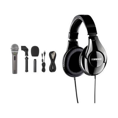 Samson Q2U Dynamic USB/XLR Microphone Recording and Podcasting Kit with Headphones SAQ2U
