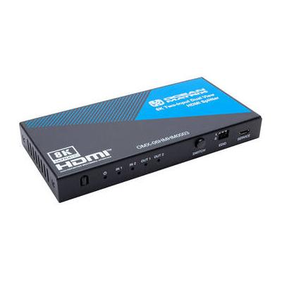 Ocean Matrix 8K60 HDMI 2x1x2 Splitter & Switcher with Dual Inputs OMX-06HMHM0003