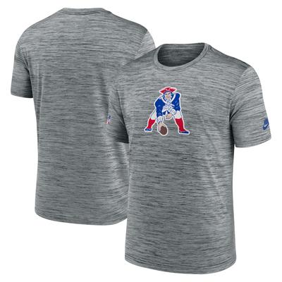 Nike Herren-Performance-T-Shirt „Sideline Velocity Throwback Logo“ in Grau Image