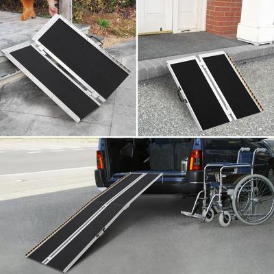 Portable Wheelchair Ramp, Weight Capacity Up to 800 Lbs