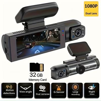 TEMU 1080p , Cam For , And , Car Ir , Recording, Car Dvr 3.16 Ips , Car Dashboard Cam