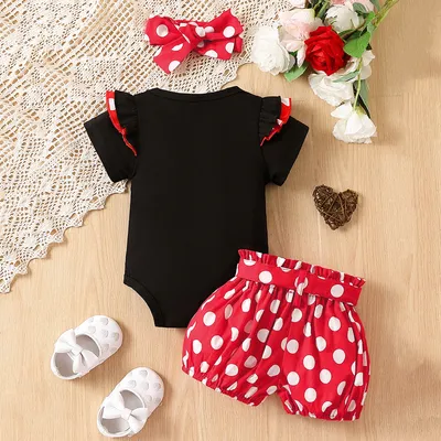 Baby Girl Clothes Sweet Newborn Infant Clothing Tops and Shorts Outfits for Kids 3M -24 Months Baby