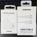 Samsung Galaxy A12 A13 A14 A23 F12 A90 S10 5G Caricatore super veloce 25W USB C PD Adattatore di alimentazione da parete per Galaxy Note 10+ 20Ultra