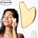 Ohio eur Gua Sha en cuivre pour le visage, outils d'écumage qualifiée ale en laiton, beauté, santé,