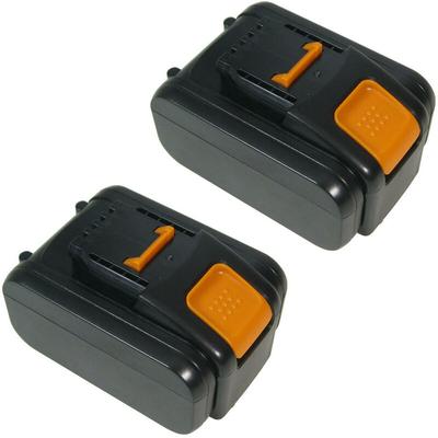 Trade-shop - 2x Premium Li-Ion Akku 20V / 4000mAh / 80Wh für DeltaFox 20V Akku-Werkzeuge Rockwell Image