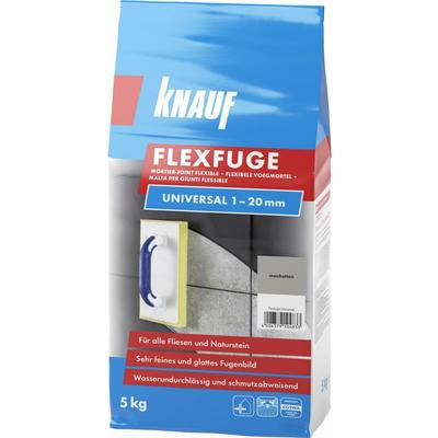 Knauf - Fugenmörtel Flexfuge Universal 1 - 20 mm manhattan 5 kg Fugenmörtel