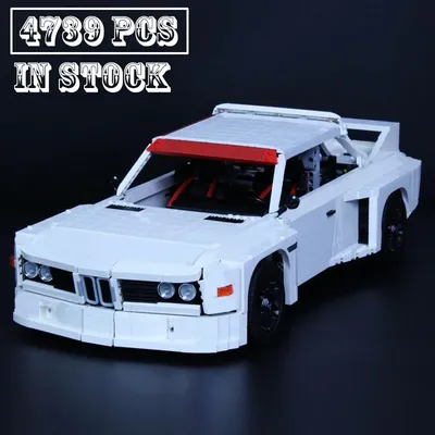 Neue technische MOC-189726 3,0 csl imsa antike skala m3 e30 MOC-126929 baustein sportwagen montage Image