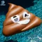 160cm Poo Modell Pool Schwimmt Aufblasbare Schwimmen Matratze Wasser Park Ride-on Boje Erwachsene Schwimmen Kreis Phantasie Liege dropshipping