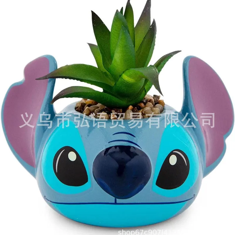 Niedliche Animation Stich saftigen Blumentopf Home Desktop Innenhof Büro Dekoration niedlichen Blumentopf Dekoration Topfpflanze Image